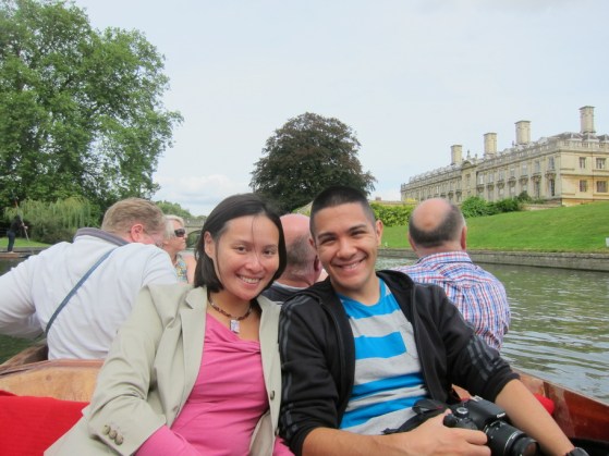 We were in the middle of the punt. Boo.