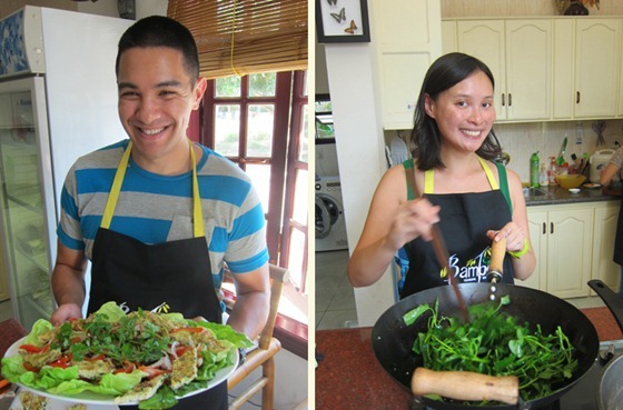 Salad and Morning Glory