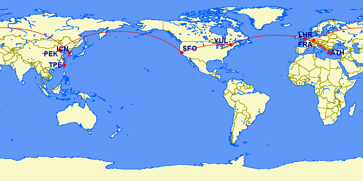 Triple the Jetlag for 120,000 miles!